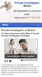 Mobile Screenshot of private-investigator-bristol.co.uk